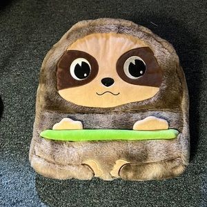 Sloth tablet holder plush stuffed animal